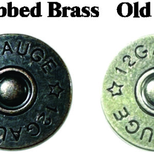 Four metal finishes: brass, silver, copper.