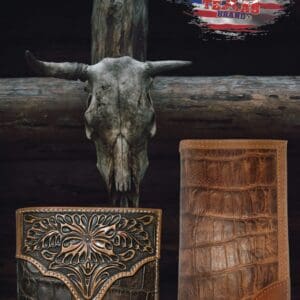 Genuine Texas Brand leather wallets.