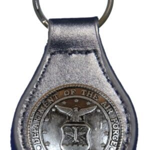 US Air Force leather keychain.
