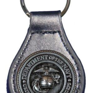 US Marine Corps leather keychain.