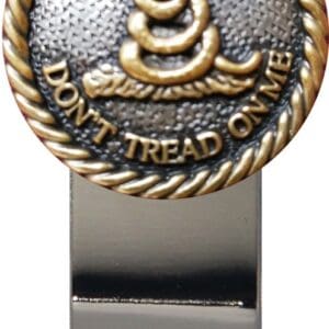 Don't Tread on Me snake money clip.