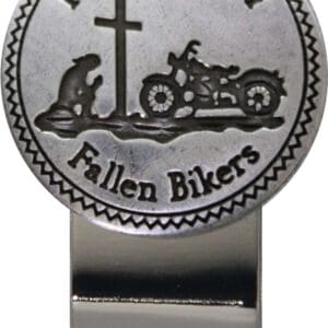 Here's an alt tag for the image: In memory of fallen bikers.