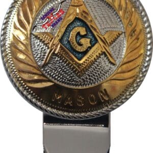 Texas Mason gold and silver money clip.