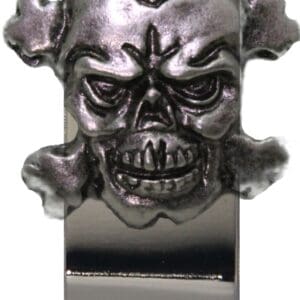 Skull and crossbones money clip.